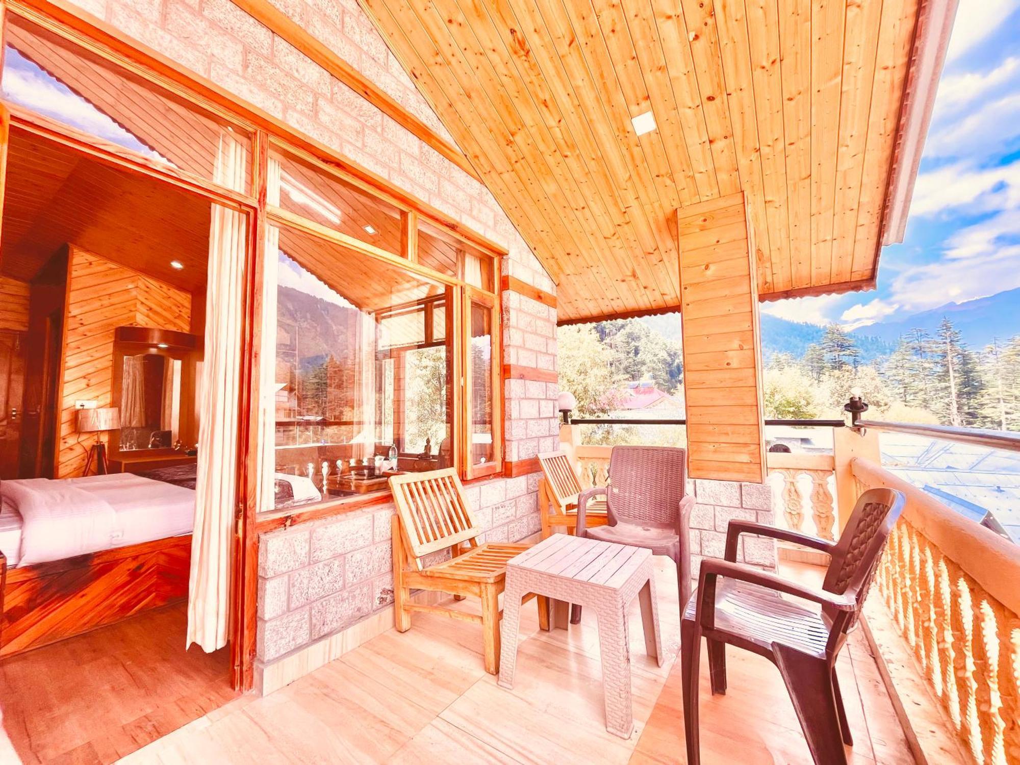 Sagar Resort !! Mountain View ! Luxury Stay ! Family Resort ! Private Parking ! Near Mall Road Manali  Ngoại thất bức ảnh