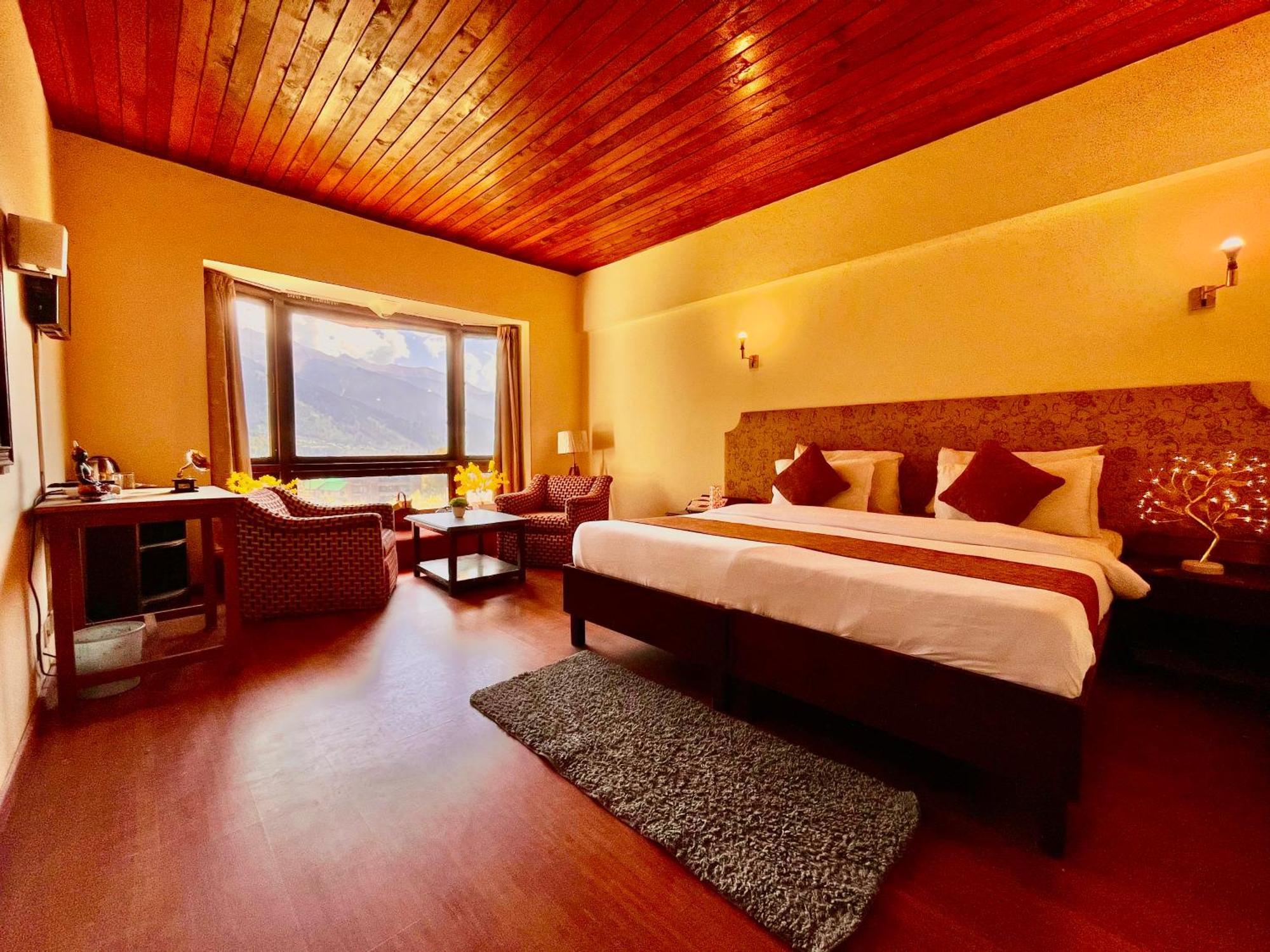 Sagar Resort !! Mountain View ! Luxury Stay ! Family Resort ! Private Parking ! Near Mall Road Manali  Ngoại thất bức ảnh